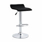 Finesse Decor Zenith Chrome Elegance Black Counter Stools - Set of 2