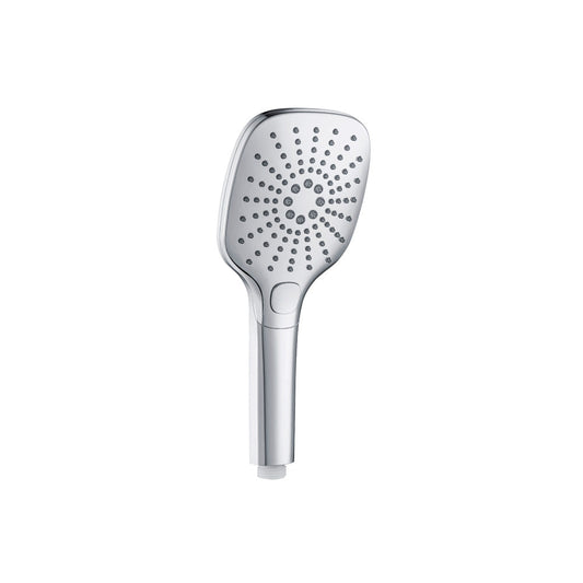 Flusso Faucets 125mm Chrome 3-Function ABS Hand Held Shower Head
