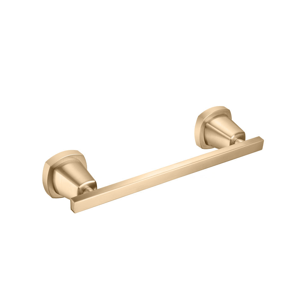 Flusso Faucets 8" Brushed Bronze PVD Brass Towel Ring / Mini Towel Bar