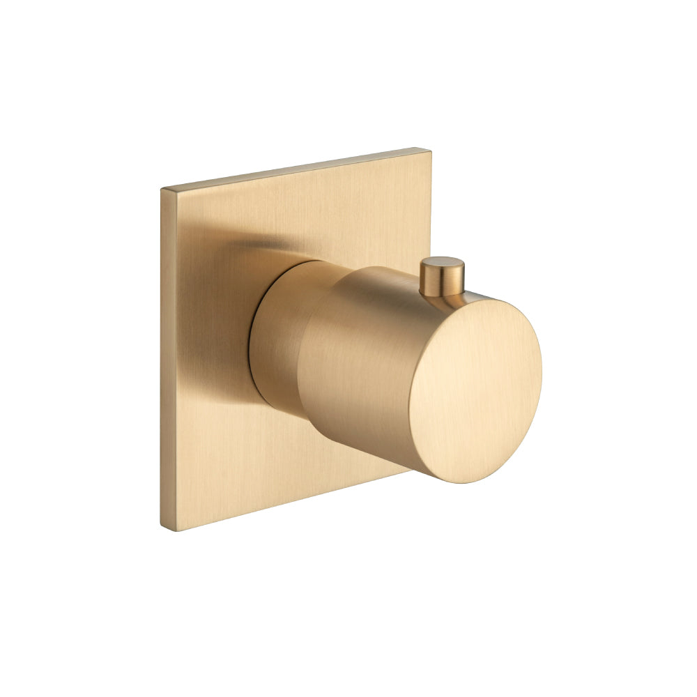 Flusso Faucets Brushed Bronze PVD Trim for Volume Control