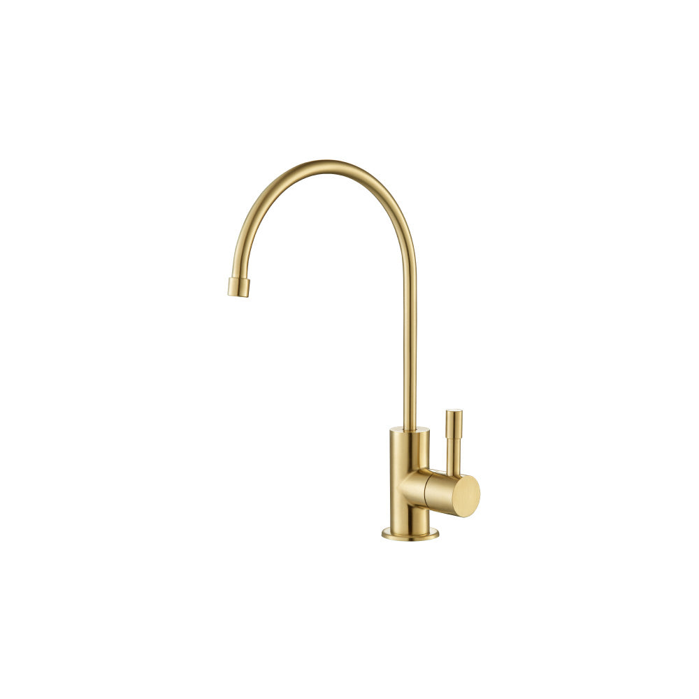 Flusso Faucets Brushed Gold PVD Filter Faucet / Water Dispenser