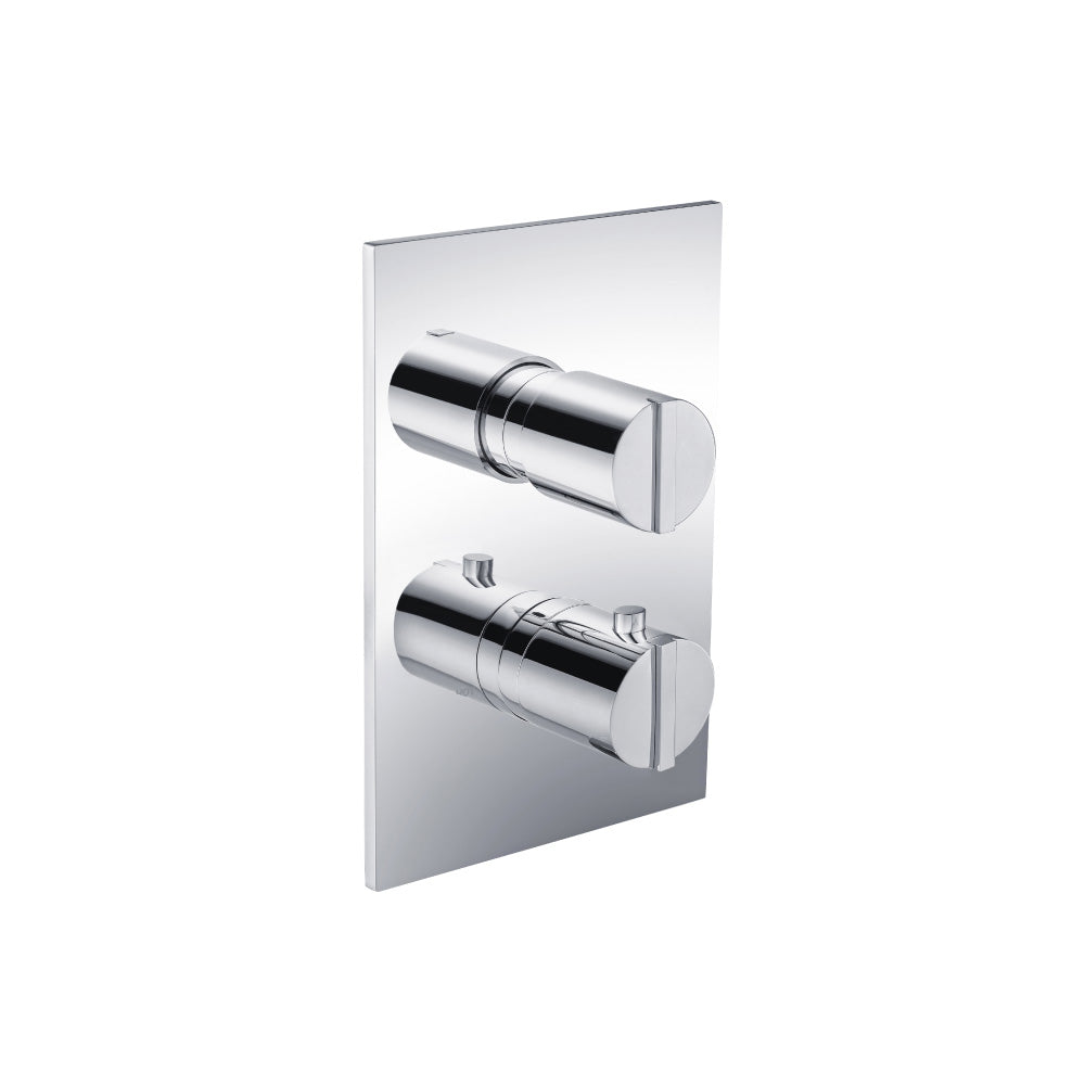 Flusso Faucets Chrome Thermostatic Trim Set
