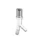 Flusso Faucets Klassiker 2" Round Polished Steel Stainless Steel Dishwasher Air Gap