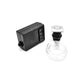 Flusso Faucets Klassiker 2" Square Matte Black Stainless Steel Air Switch Garbage Disposal
