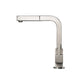 Flusso Faucets Klassiker Deus 12" Single Hole Dark Tan Stainless Steel Pull-Out Kitchen Faucet With Dual Function Sprayer