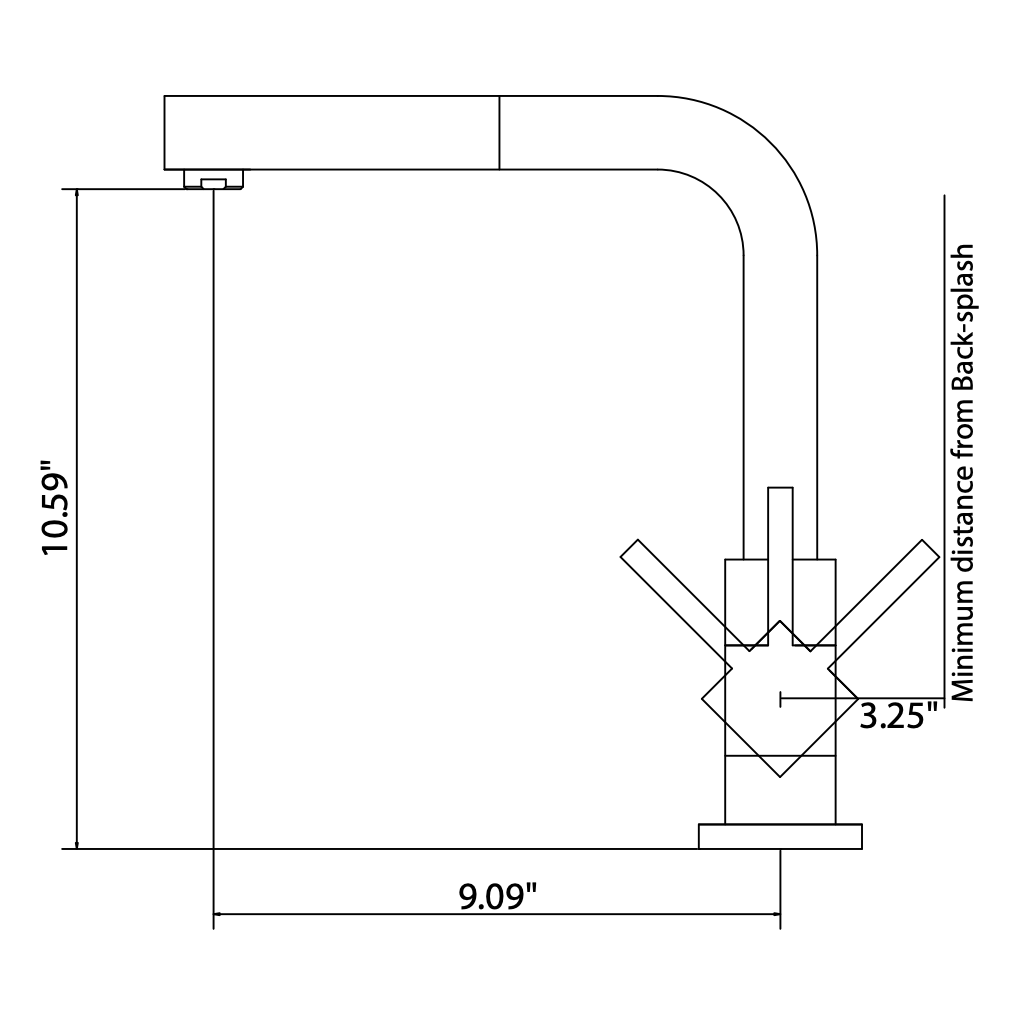 Flusso Faucets Klassiker Deus 12" Single Hole Sky Blue Stainless Steel Pull-Out Kitchen Faucet With Dual Function Sprayer