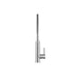 Flusso Faucets Klassiker Glatt 21" Single Hole Blue Platinum Semi-Professional Stainless Steel Pull-Down Kitchen Faucet With Dual Function Sprayer