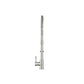 Flusso Faucets Klassiker Professio-S 27" Single Hole Polished Steel Stainless Steel Pull-Down Kitchen Faucet With Dual Function Sprayer