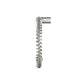 Flusso Faucets Klassiker Professio-S 27" Single Hole Polished Steel Stainless Steel Pull-Down Kitchen Faucet With Dual Function Sprayer