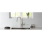 Flusso Faucets Klassiker Ziel 17" Single Hole Stainless Steel Pull-Down Kitchen Faucet With Dual Function Sprayer