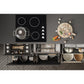 Forte 24" Black 4-Element Residential Ceramic Electric Cooktop With Hot Surface Indicator, and Knob Control