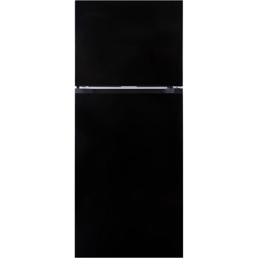 Forte 250 Series 28" 14.5 Cu. Ft. Black Counter Depth Top Freezer Refrigerator