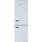 Forte 450 Series 24" 11.65 Cu. Ft. Blue Freestanding Bottom Freezer Retro Refrigerator
