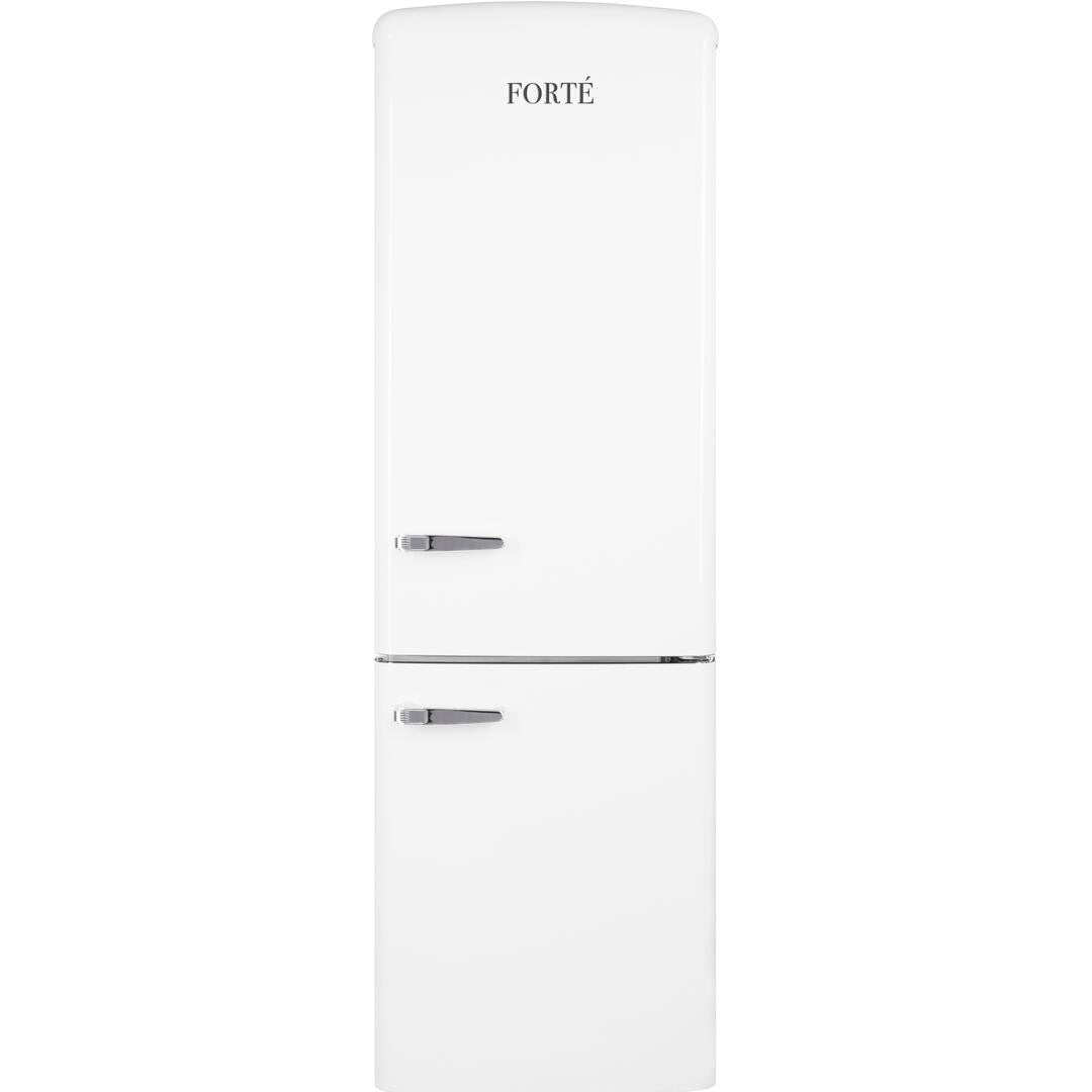 Forte 450 Series 24" 11.65 Cu. Ft. White Freestanding Bottom Freezer Retro Refrigerator