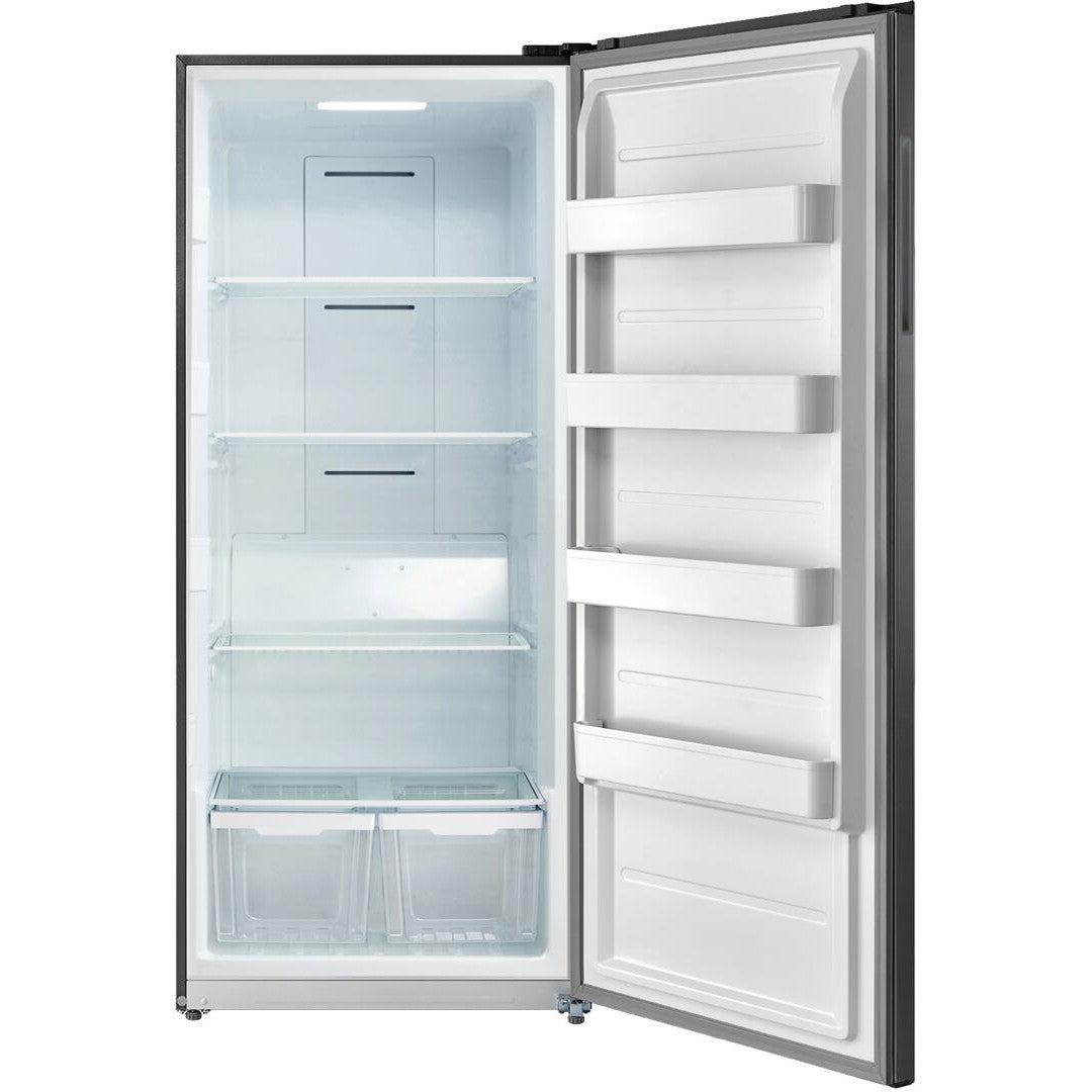 Forte F21ARESSS 33" 21 Cu. Ft. Stainless Steel Freestanding Convertible Freezer All Refrigerator