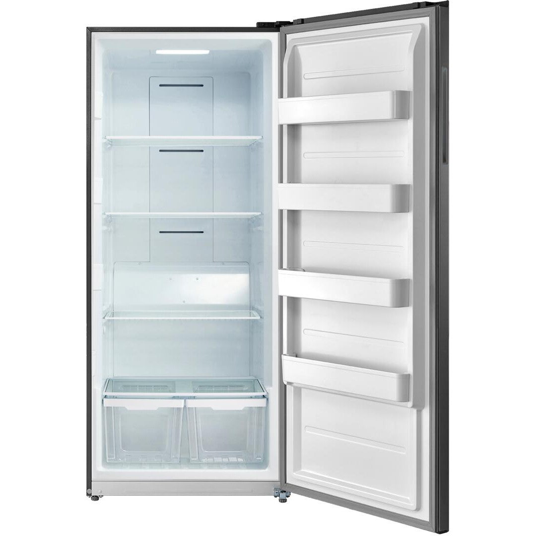 Forte F21UFESSS 33" 21 Cu. Ft. Stainless Steel Freestanding Upright Convertible Freezer