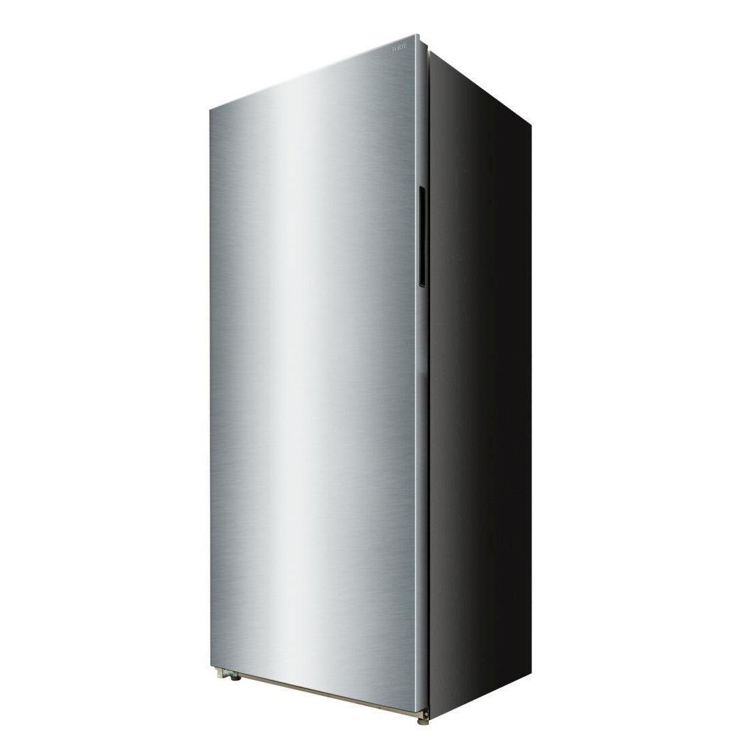 Forte F21UFLESSS 33" 21 Cu. Ft. Stainless Steel Left Hinge Freestanding Upright Convertible Freezer