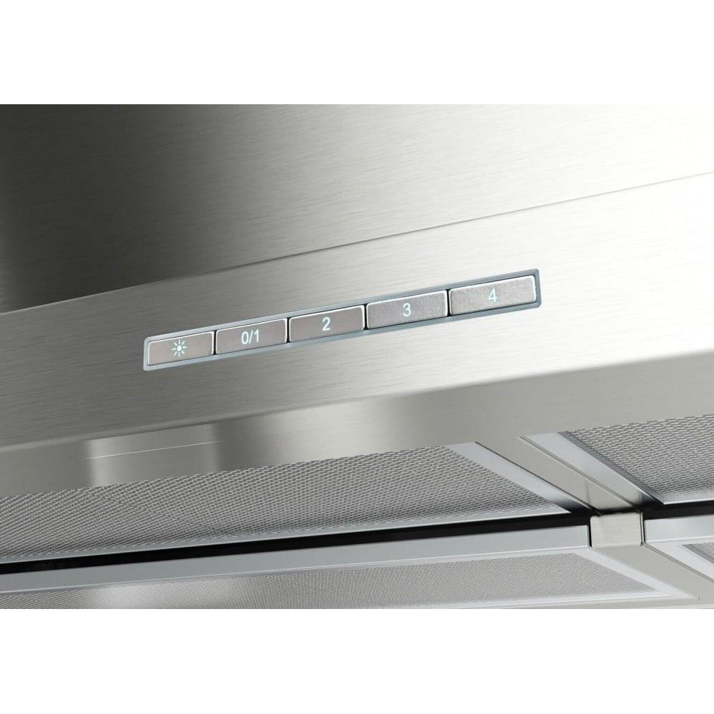 Forte Keira 30" 1100 CFM Convertible Residential Round Duct Stainless Steel Slide Out Cabinet Insert Range Hood With LED Bar Lighting