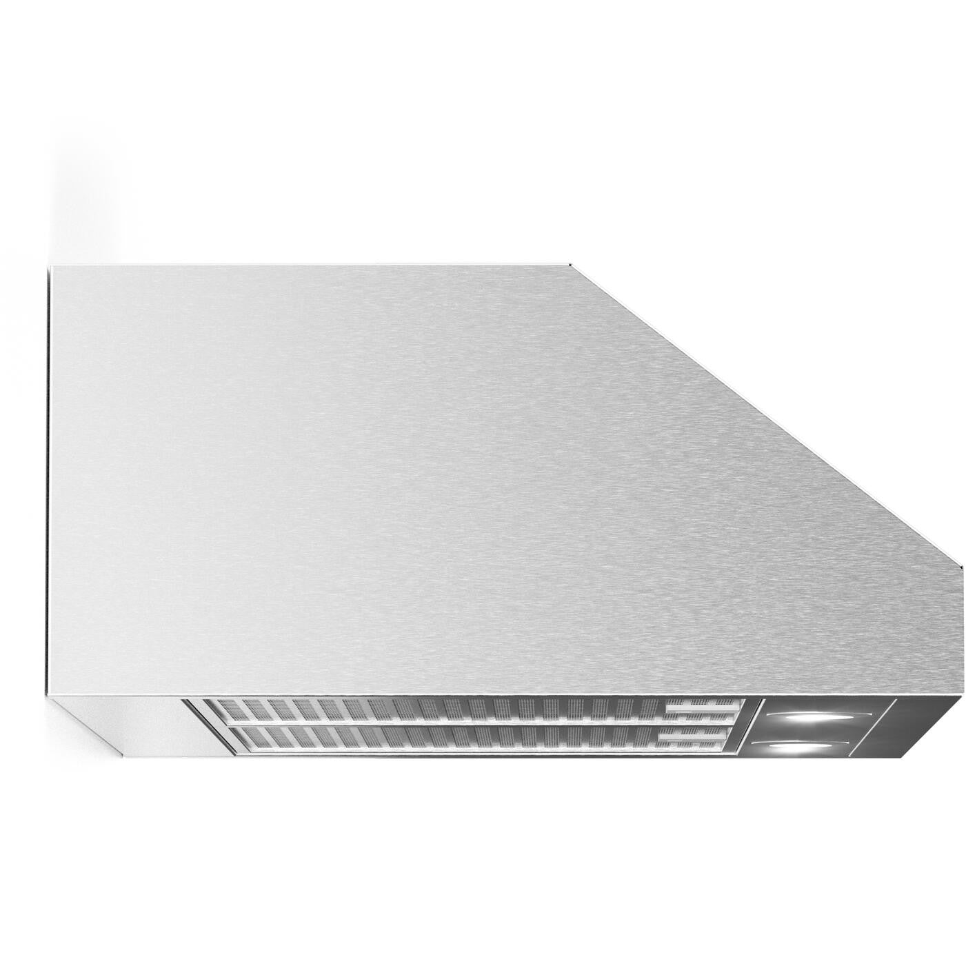 Forte Lucca 30" 600 CFM Convertible Residential Round Duct Stainless Steel Under Cabinet Range Hood With Recirculating Kit, Charcoal Filters, LED Lighting