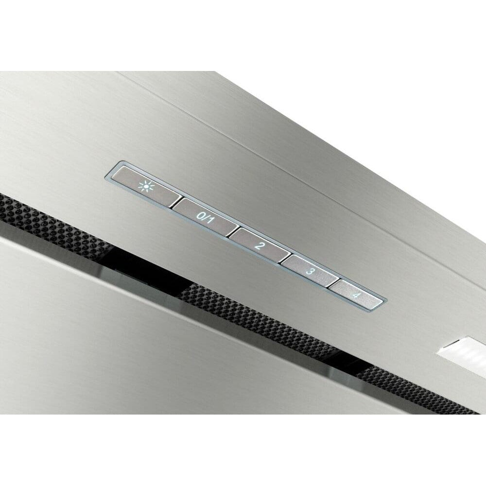 Forte Maya 24" 600 CFM Convertible Residential Round Duct Stainless Steel Cabinet Insert Range Hood With LED Bar Lighting