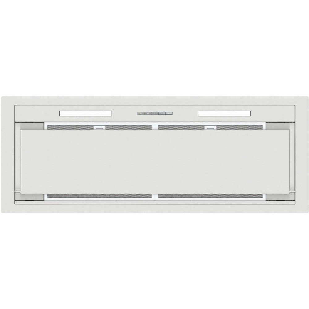 Forte Maya 24" 600 CFM Convertible Residential Round Duct Stainless Steel Cabinet Insert Range Hood With LED Bar Lighting