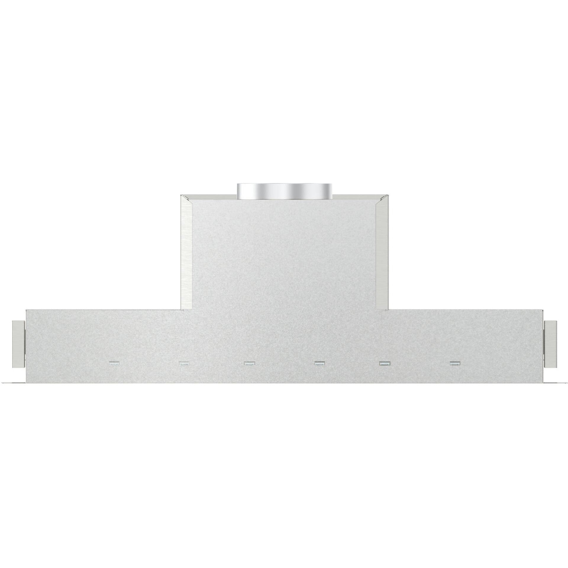 Forte Maya 24" 600 CFM Convertible Residential Round Duct Stainless Steel Cabinet Insert Range Hood With LED Bar Lighting