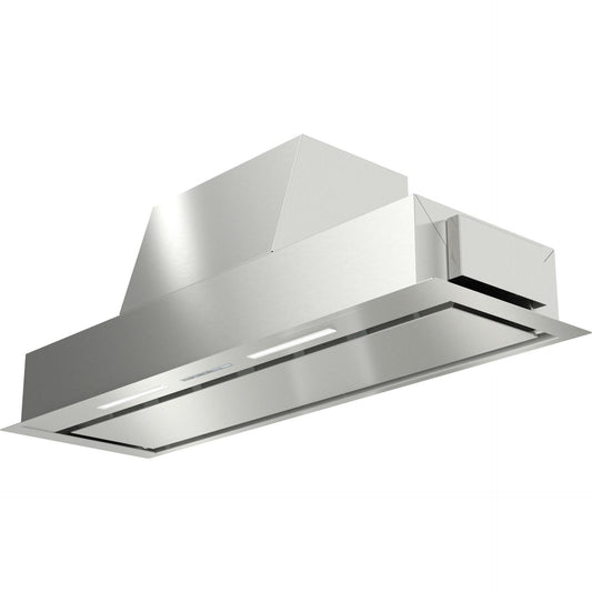 Forte Maya 24" 600 CFM Convertible Residential Round Duct Stainless Steel Cabinet Insert Range Hood With LED Bar Lighting