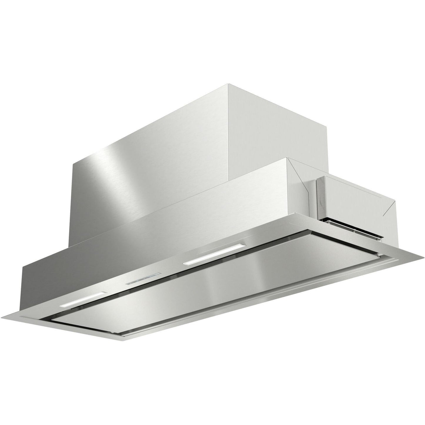 Forte Maya 30" 1100 CFM Convertible Residential Round Duct Stainless Steel Cabinet Insert Range Hood With LED Bar Lighting