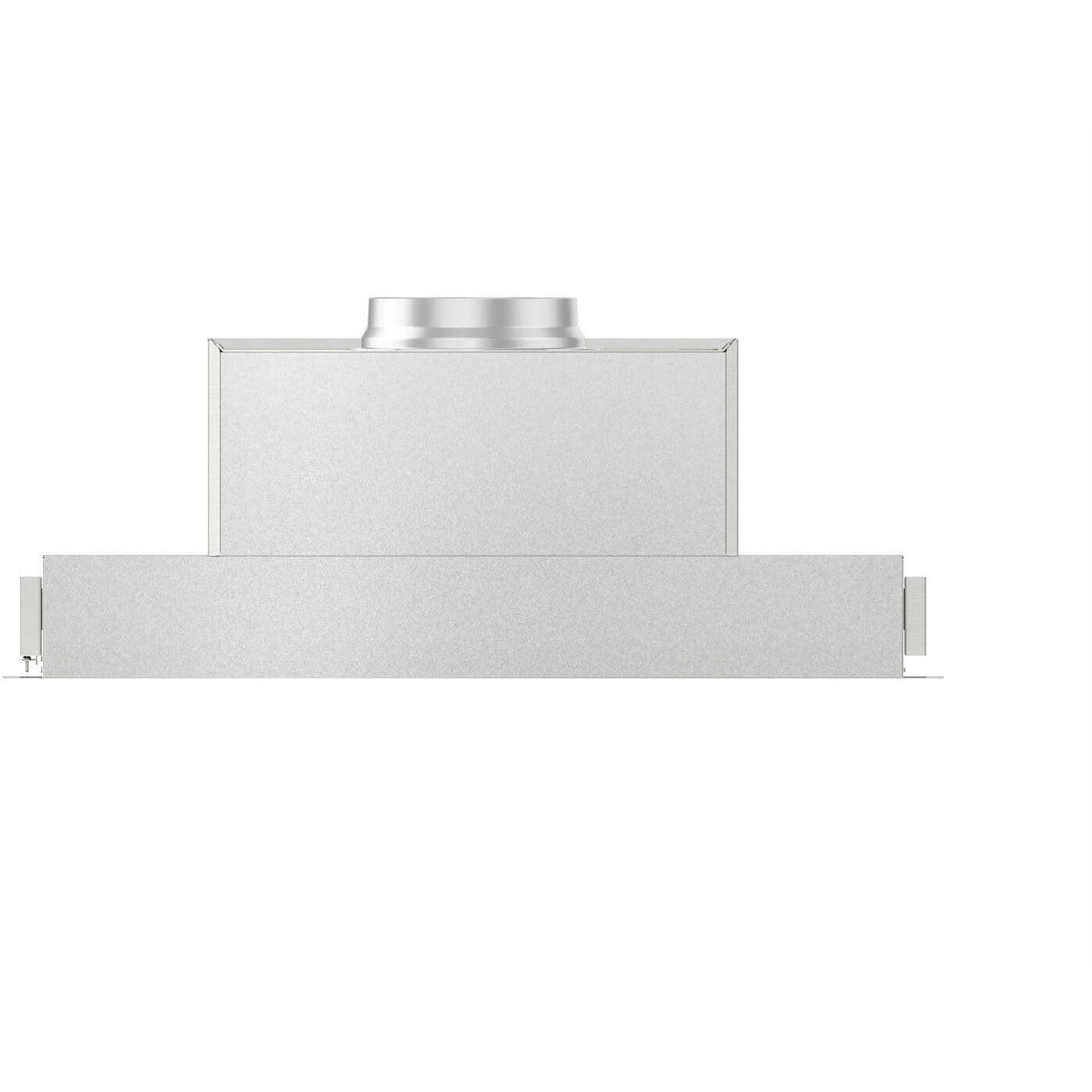 Forte Maya 36" 1100 CFM Convertible Residential Round Duct Stainless Steel Cabinet Insert Range Hood With LED Bar Lighting