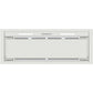 Forte Maya 36" 600 CFM Convertible Residential Round Duct Stainless Steel Cabinet Insert Range Hood With LED Bar Lighting