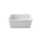 Fortis 27" White Single Bowl Farmhouse Drop-in/Undermount Fireclay Rectangular Kitchen Sink