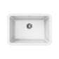Fortis 27" White Single Bowl Farmhouse Drop-in/Undermount Fireclay Rectangular Kitchen Sink
