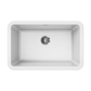 Fortis 30" White Single Bowl Drop-in/Undermount Fireclay Rectangular Kitchen Sink