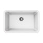 Fortis 30" White Single Bowl Drop-in/Undermount Fireclay Rectangular Kitchen Sink
