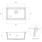 Fortis 30" White Single Bowl Drop-in/Undermount Fireclay Rectangular Kitchen Sink