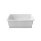 Fortis 30" White Single Bowl Drop-in/Undermount Fireclay Rectangular Kitchen Sink
