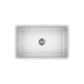 Fortis 30" x 19" White Single Bowl Farmhouse Apron-Front Reversible Fireclay Rectangular Kitchen Sink