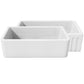 Fortis 33" x 18" Matte Black Single Bowl Farmhouse Apron-Front Reversible Fireclay Rectangular Kitchen Sink