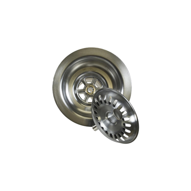 Fortis 3.5" Brushed Nickel Universal Stainless Steel Basket Strainer