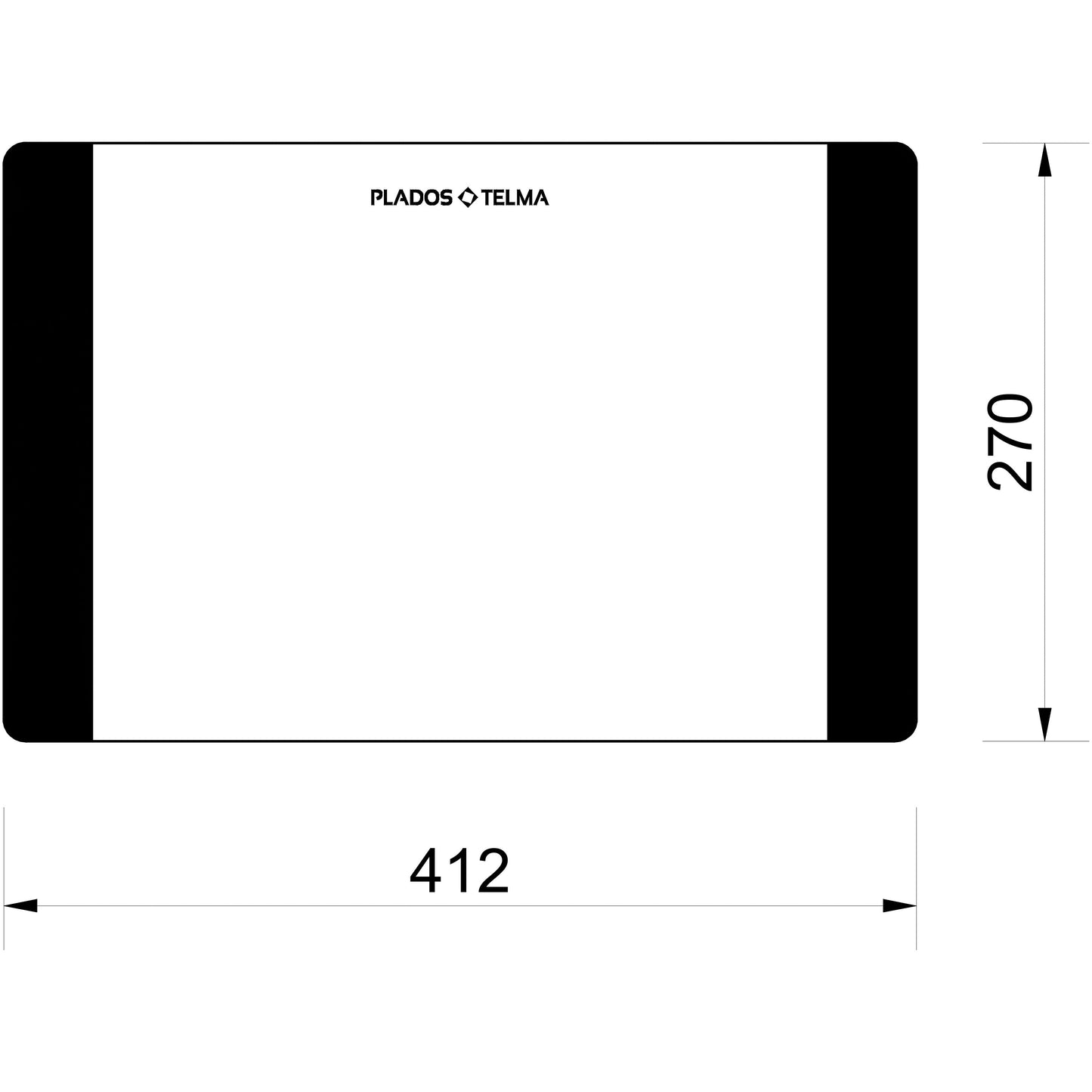 Fortis Plados Crystal Cutting Board for AM8620 / ON7610 / ON6010 / ON4110