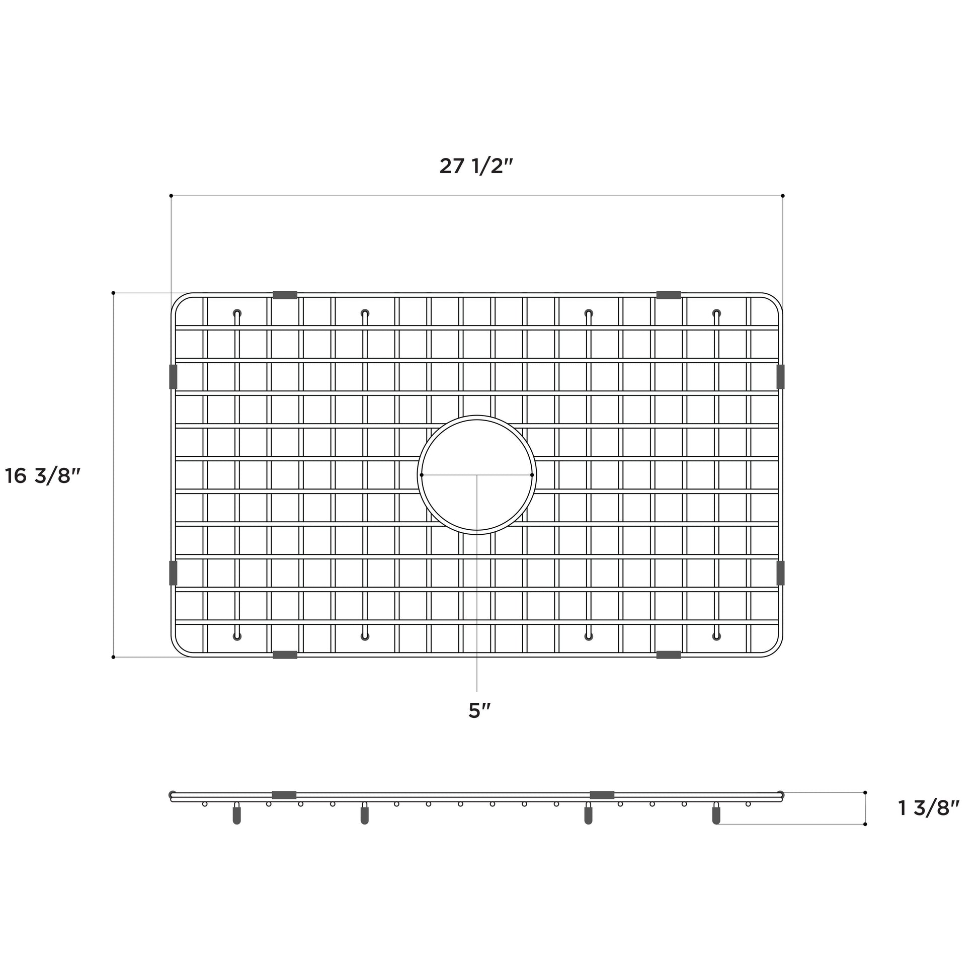 Fortis Stainless Steel Grid for Sink LTW3019W