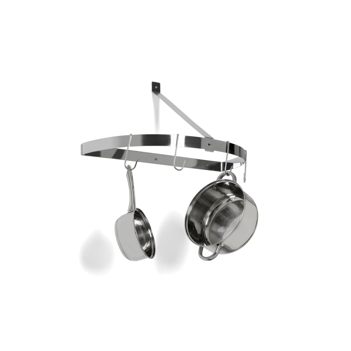 Fox Run 1/2 Circle Wall Mount Pot Rack (8 Pieces)