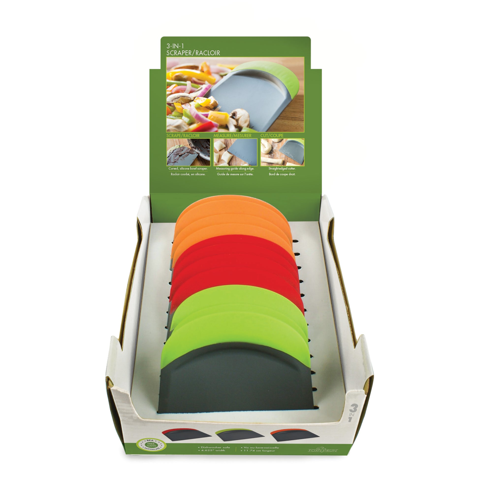 Fox Run 3in1 Bowl Scraper 12/Bx - (Bundle of 5)