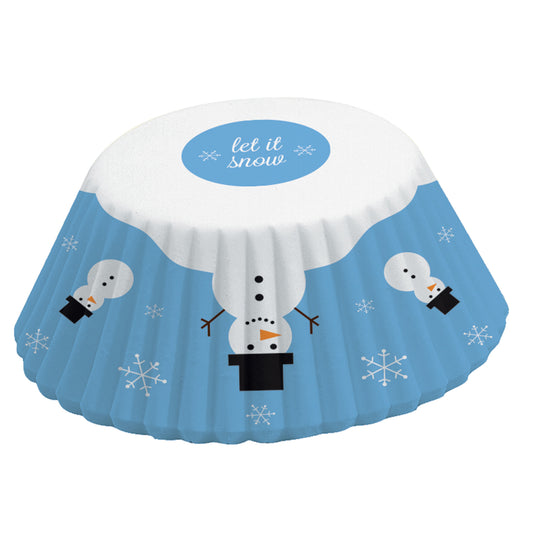 Fox Run Bakecup,Blue Snowman,50/Pb - (Bundle of 134)