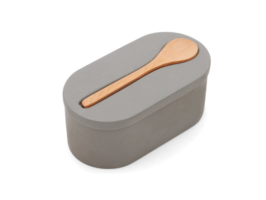 Fox Run Cement salt cellar with spoon - (Bundle of 27)