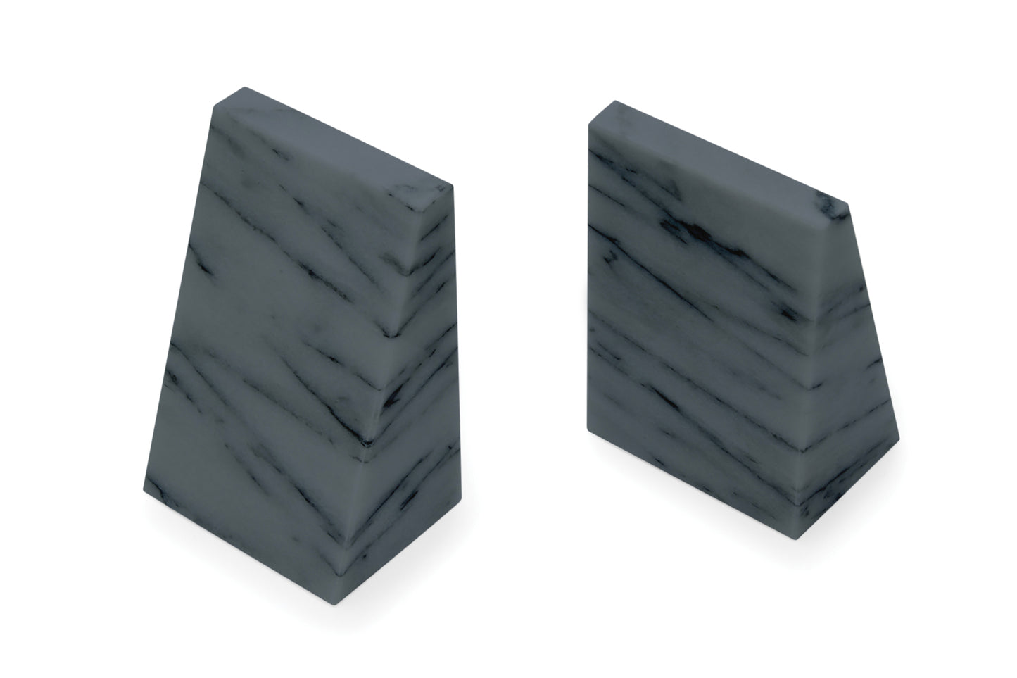 Fox Run Gray Marble Book Ends S/2 - (Bundle of 6)