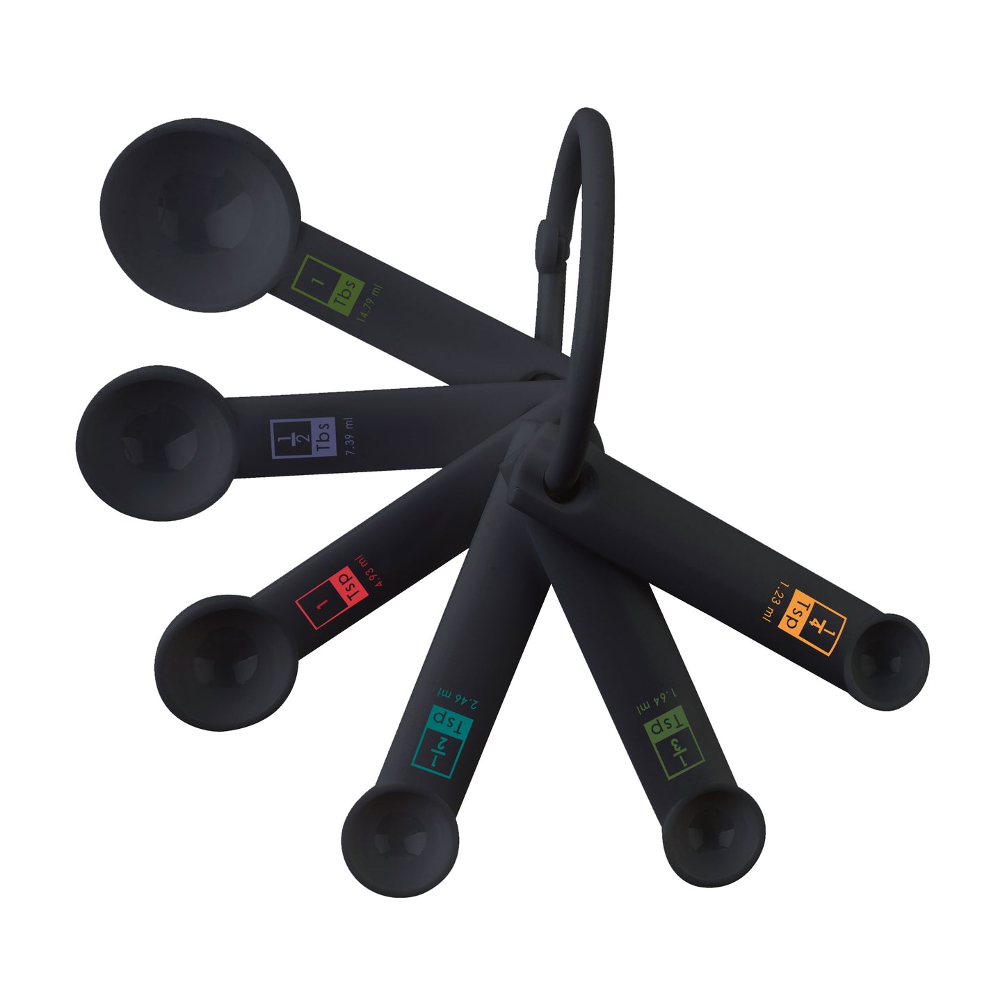 Fox Run Measuring Spoon Set, Black - (Bundle of 87)