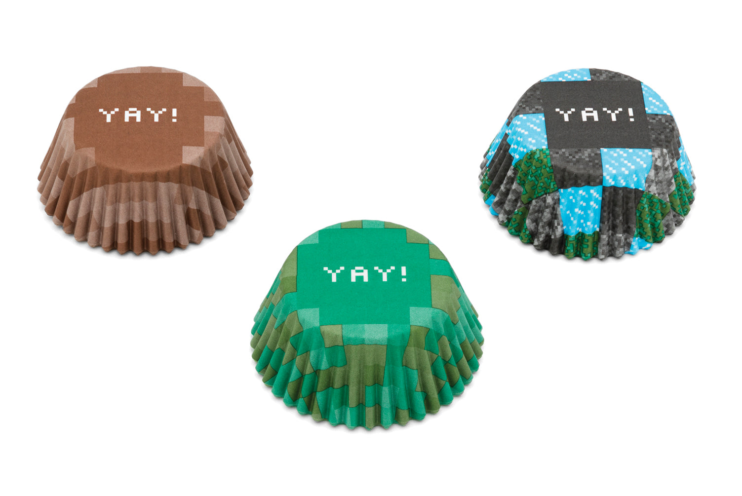 Fox Run Minecraft Inspired Bake Cups - (38 Pieces)