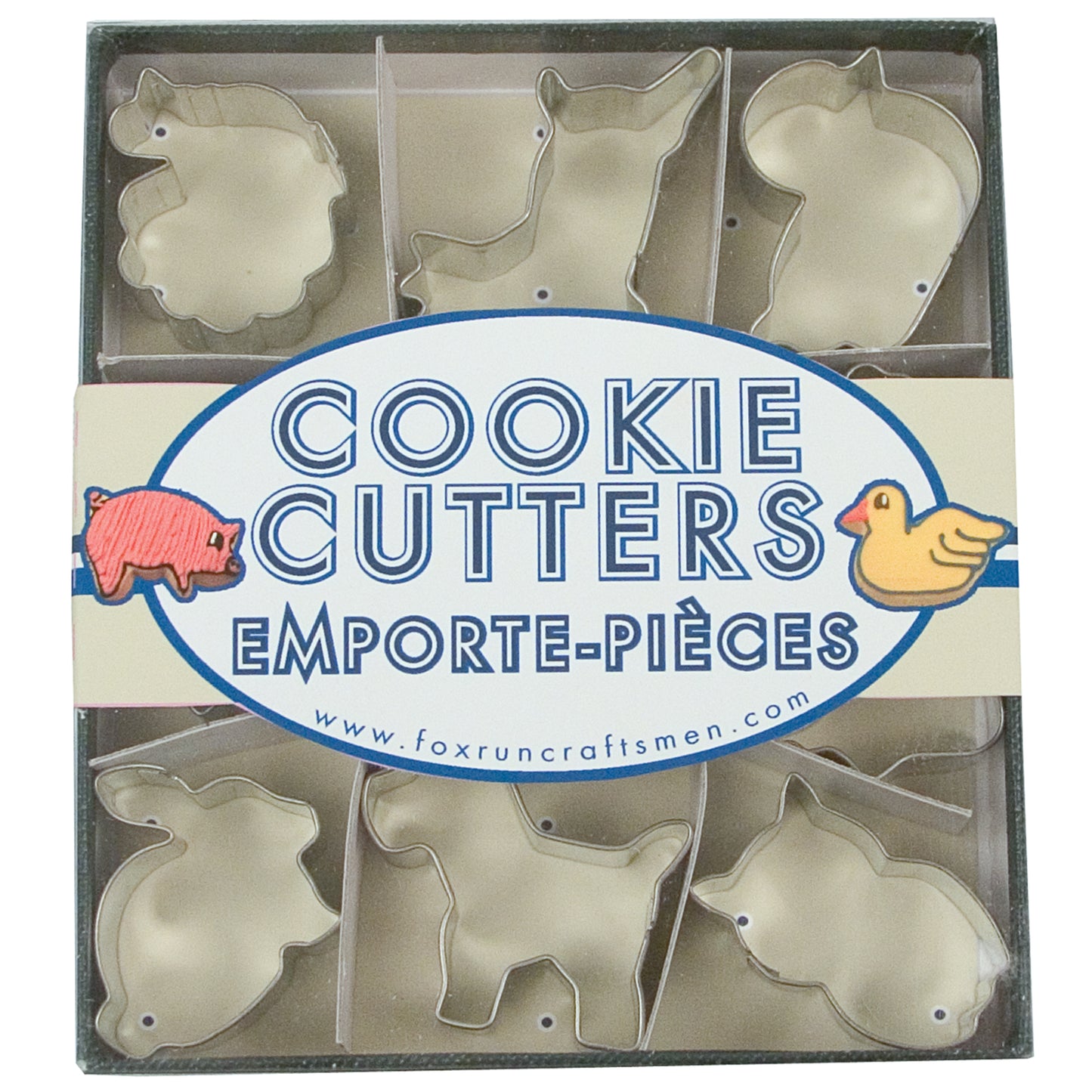 Fox Run Mini 9 Pc Animal Cc St - (Bundle of 45)