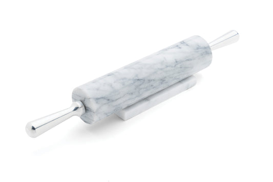 Fox Run Mrbl Rolling Pin Whi Alum.Hdl - (Bundle of 8)